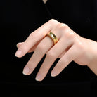 14K Gold Plated Band Ring GENEVIVE