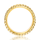 14K Gold Plated Band Ring GENEVIVE