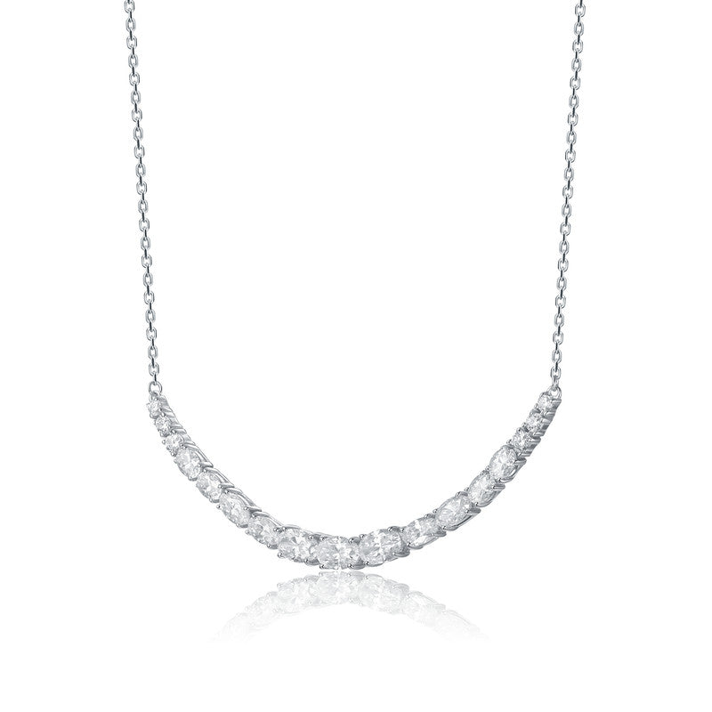 Helene Curved-Bar Collier Necklace GENEVIVE