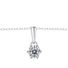 Simone Drop Solitaire Pendant Necklace GENEVIVE