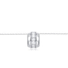 Isabelle Eternity Circle Disc Couture Pendant Necklace GENEVIVE