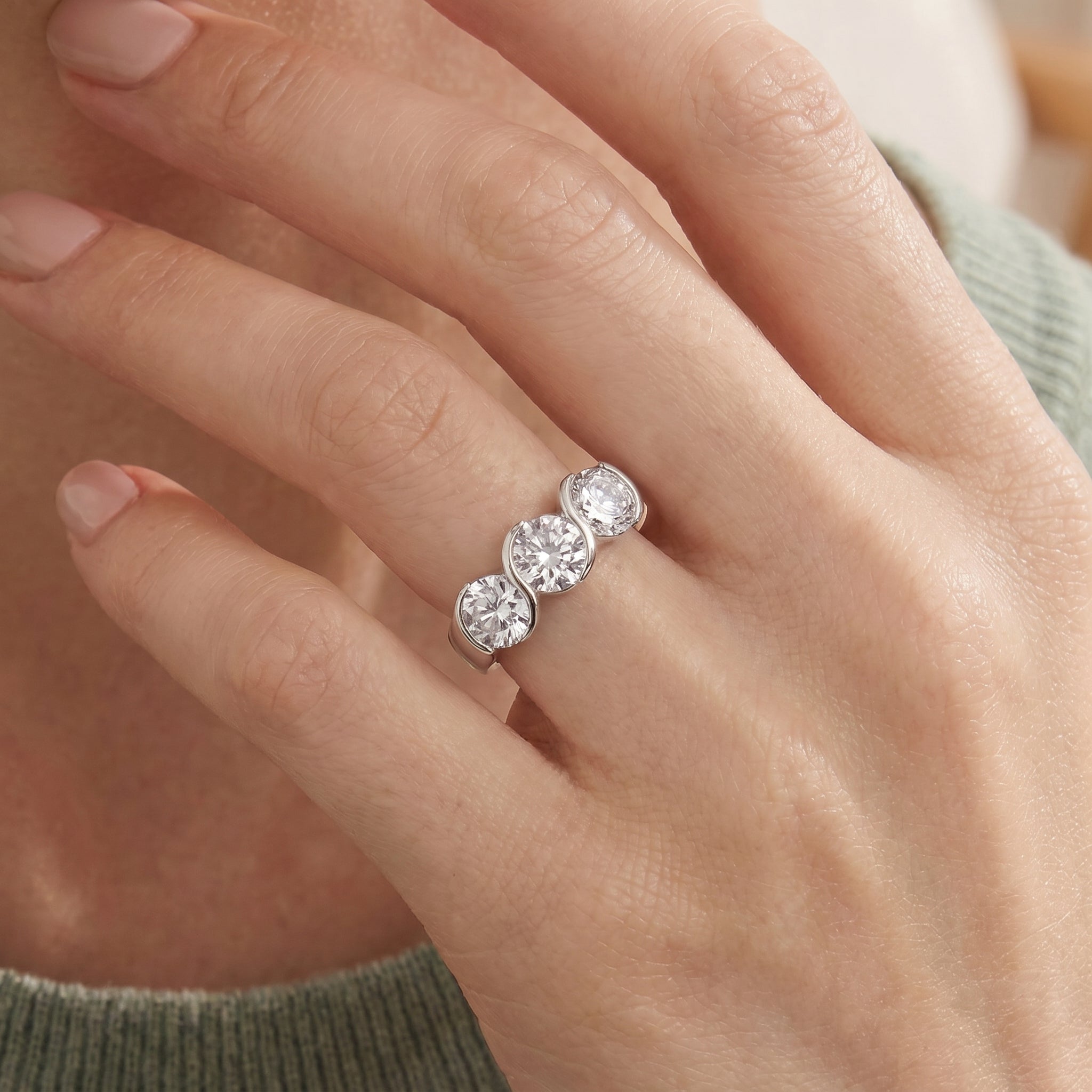 Helene Engagement Anniversary Promise Ring GENEVIVE