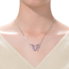 Papillonière Butterfly Silver Limited Edition Necklace GENEVIVE