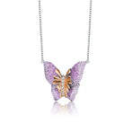 Papillonière Butterfly Silver Limited Edition Necklace GENEVIVE
