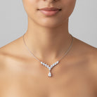 Antoinette Couture Dainty Y-Necklace GENEVIVE
