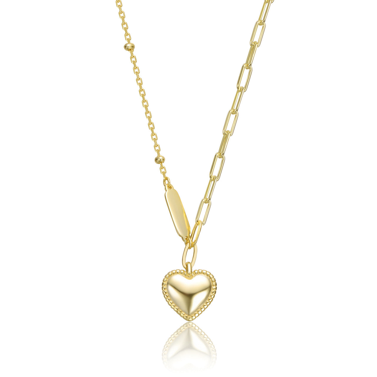 ベリー⭐︎新品未使用⭐︎Heve heart neck all-in-one Elena Sleek Heart Pendant Necklace - GENEVIVE
