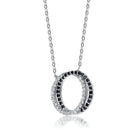 Ariana Pavé Circle Collier Necklace GENEVIVE