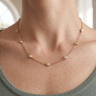 Marie Dainty Accent Necklace GENEVIVE