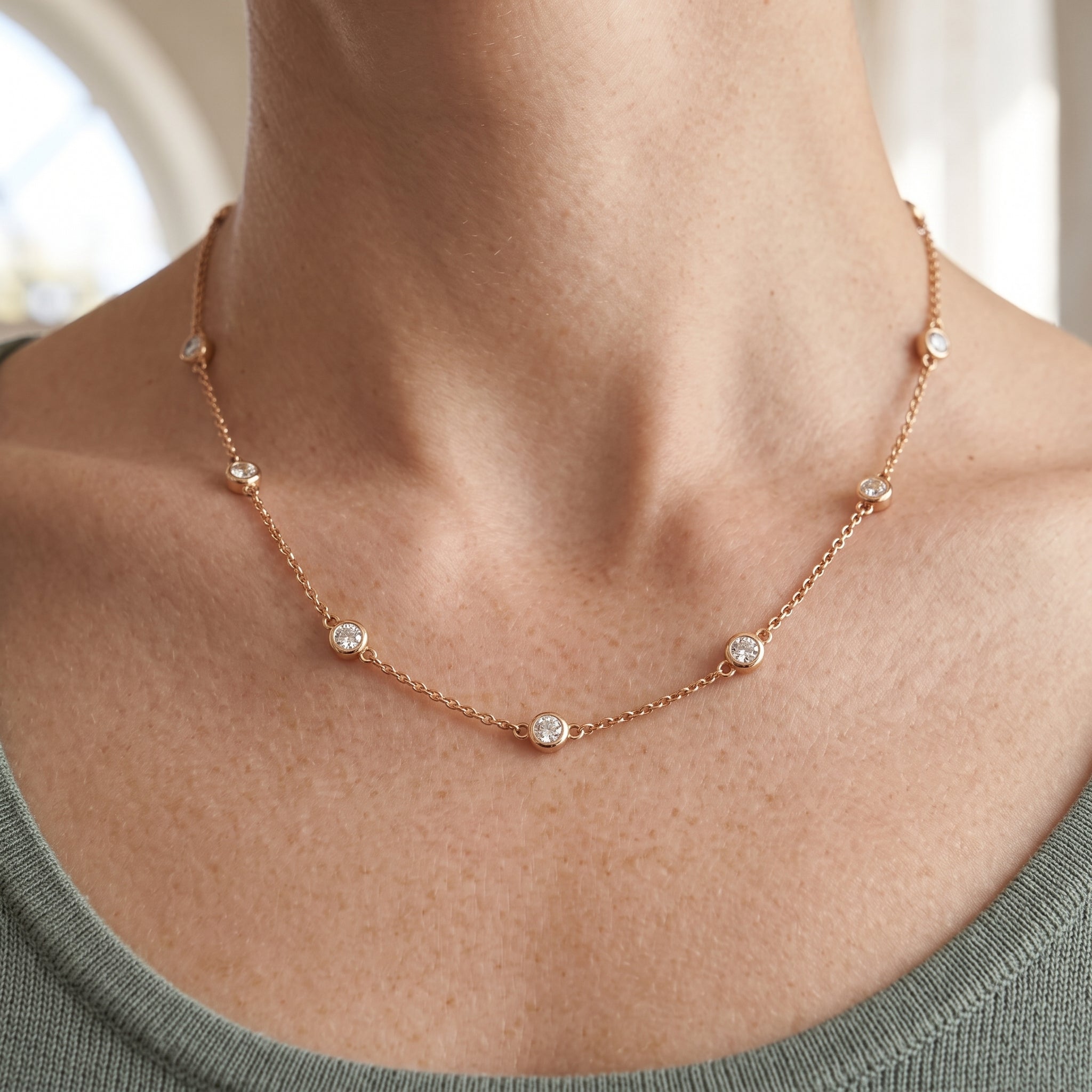 Marie Dainty Accent Necklace GENEVIVE