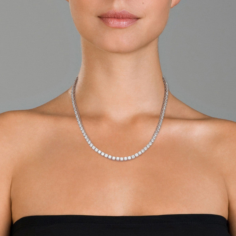 Cannes Nr.4 Tennis Necklace – GENEVIVE