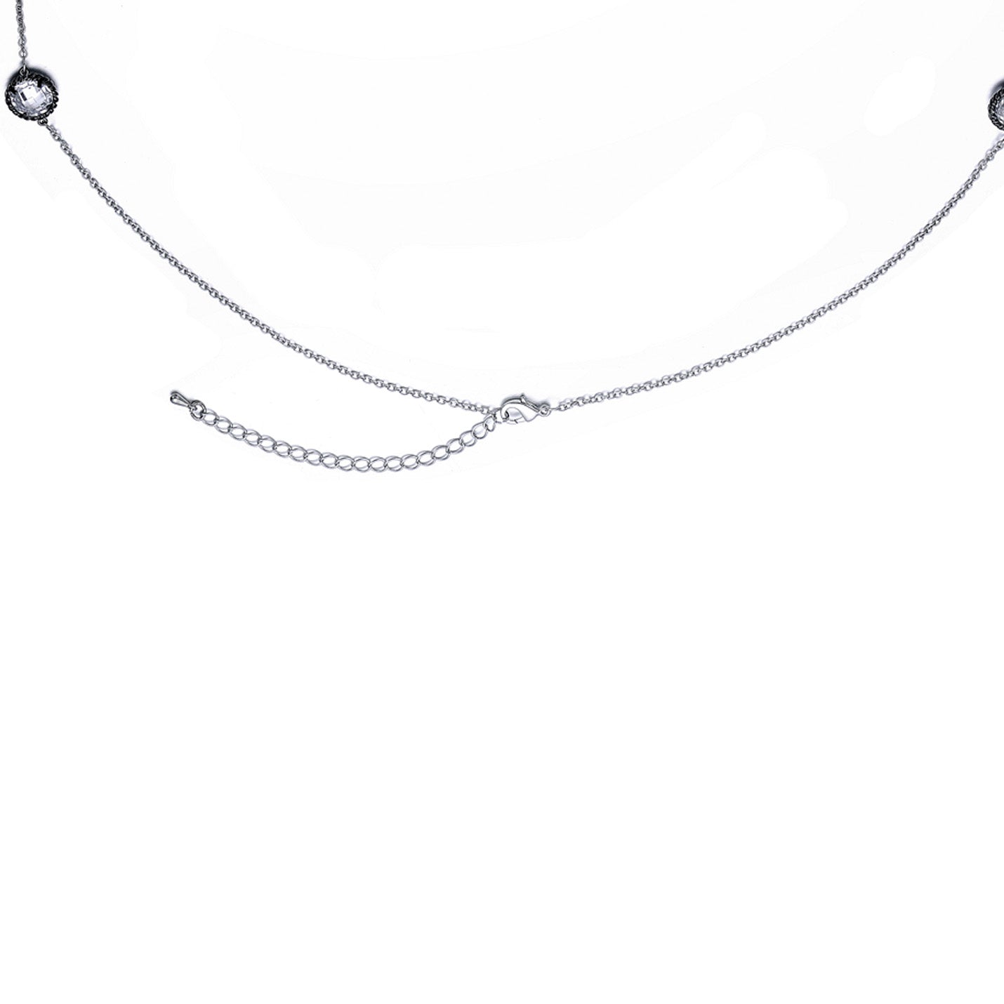 Léa Black Long Necklace GENEVIVE