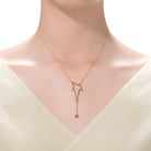 Arc-en-Ciel Golden Star Rainbow Necklace GENEVIVE