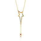 Arc-en-Ciel Golden Star Rainbow Necklace GENEVIVE