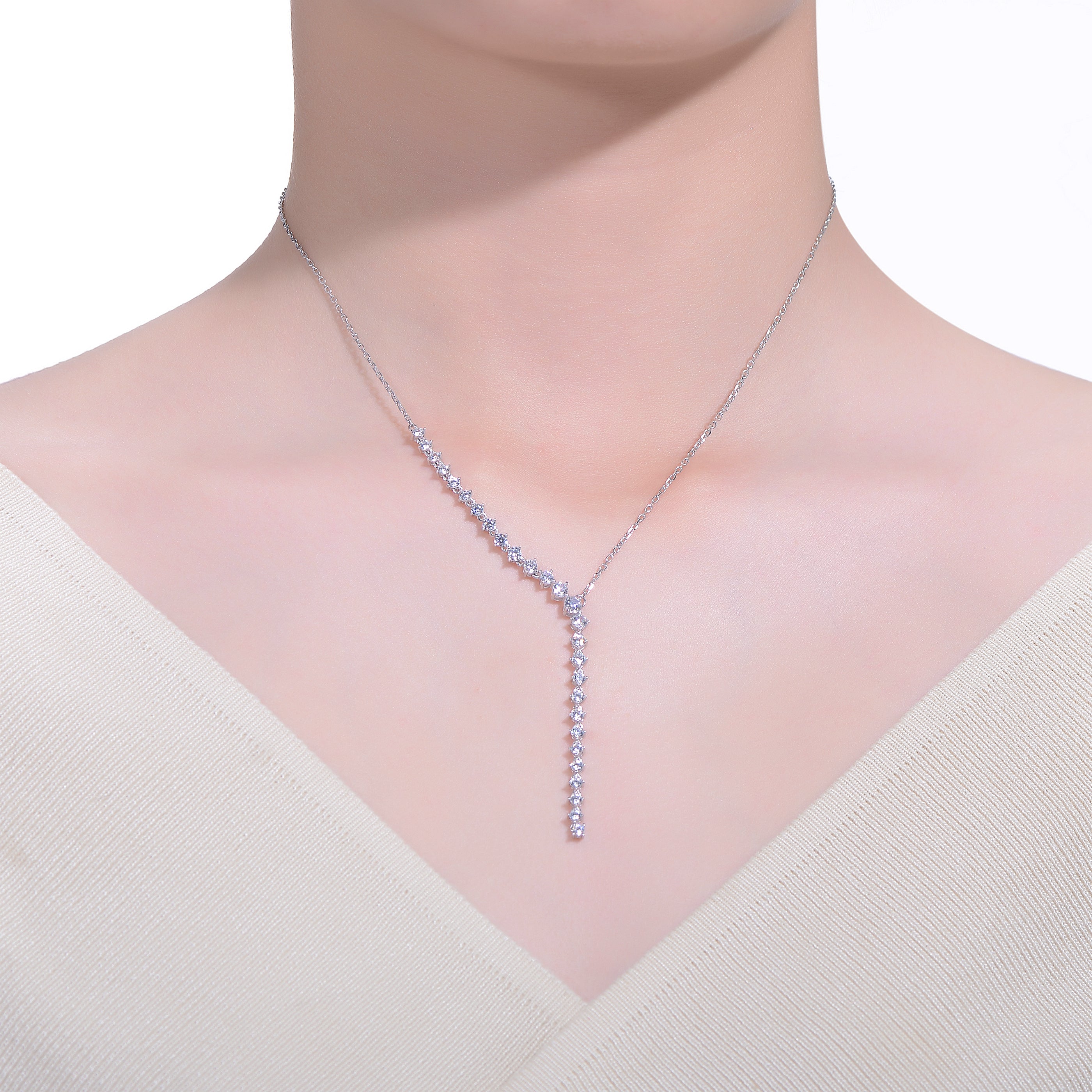 Sylvie Waterfall Necklace GENEVIVE