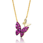 Camille Double Butterfly Collier Necklace GENEVIVE