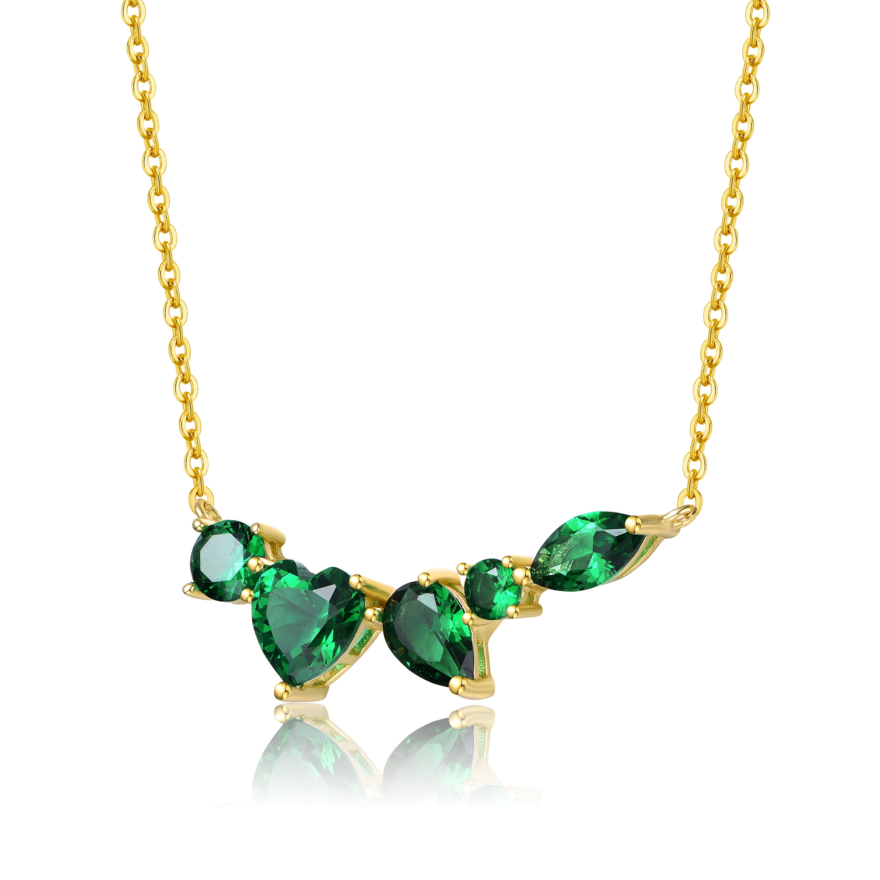 Camille Double Butterfly Collier Necklace GENEVIVE