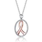 Raquelle Loop Ribbon Necklace GENEVIVE