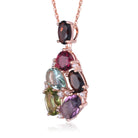 Melanie Multicolored Statement Drop Necklace GENEVIVE