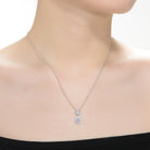 Constance Halo Cluster Necklace GENEVIVE