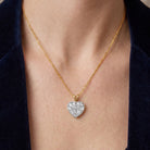 Jeanne Heart Shape Couture Necklace GENEVIVE