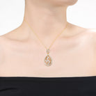 Clermont Cluster Pear Drop Pendant Limited Edition Necklace GENEVIVE