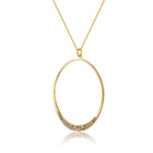 Triomphe Maxi Halo Golden Necklace GENEVIVE