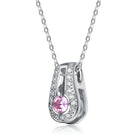 Renée Midi Pink Pendant GENEVIVE