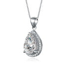 Camille Teardrop Shaped Pendant Necklace GENEVIVE