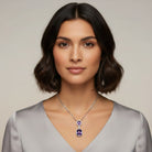 Juliette Purple Pendant Necklace GENEVIVE