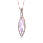 Sylvie Light Purple Cubic Zirconia Pendant GENEVIVE