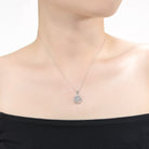 Marie Soleil Halo Pendant Necklace GENEVIVE