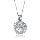 Marie Soleil Halo Pendant Necklace GENEVIVE