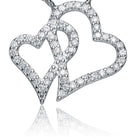 Double Hearts Coeur Necklace GENEVIVE