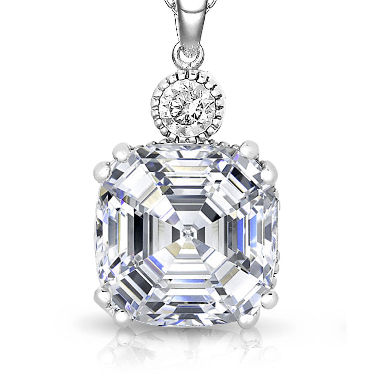 La Scène Plated Fine Square Pendant GENEVIVE