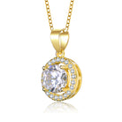 Elise Dainty Halo Necklace GENEVIVE