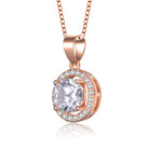 Elise Dainty Halo Necklace GENEVIVE