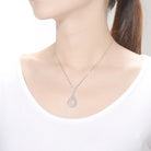 Constance Multi Halo Pendant Necklace GENEVIVE