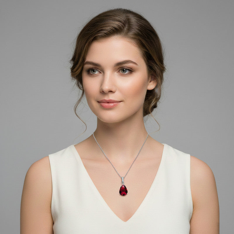 Mini Constance Teardrop Necklace GENEVIVE