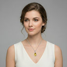 Mini Constance Teardrop Necklace GENEVIVE