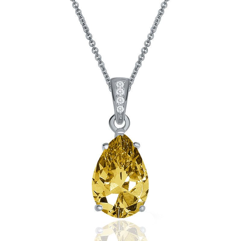 Mini Constance Teardrop Necklace GENEVIVE