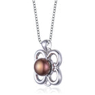 Sylvie Pearl Flower Necklace GENEVIVE