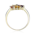 Nadine Cocktail Multi Colored Oval and Round Pave Last Pair Ring GENEVIVE
