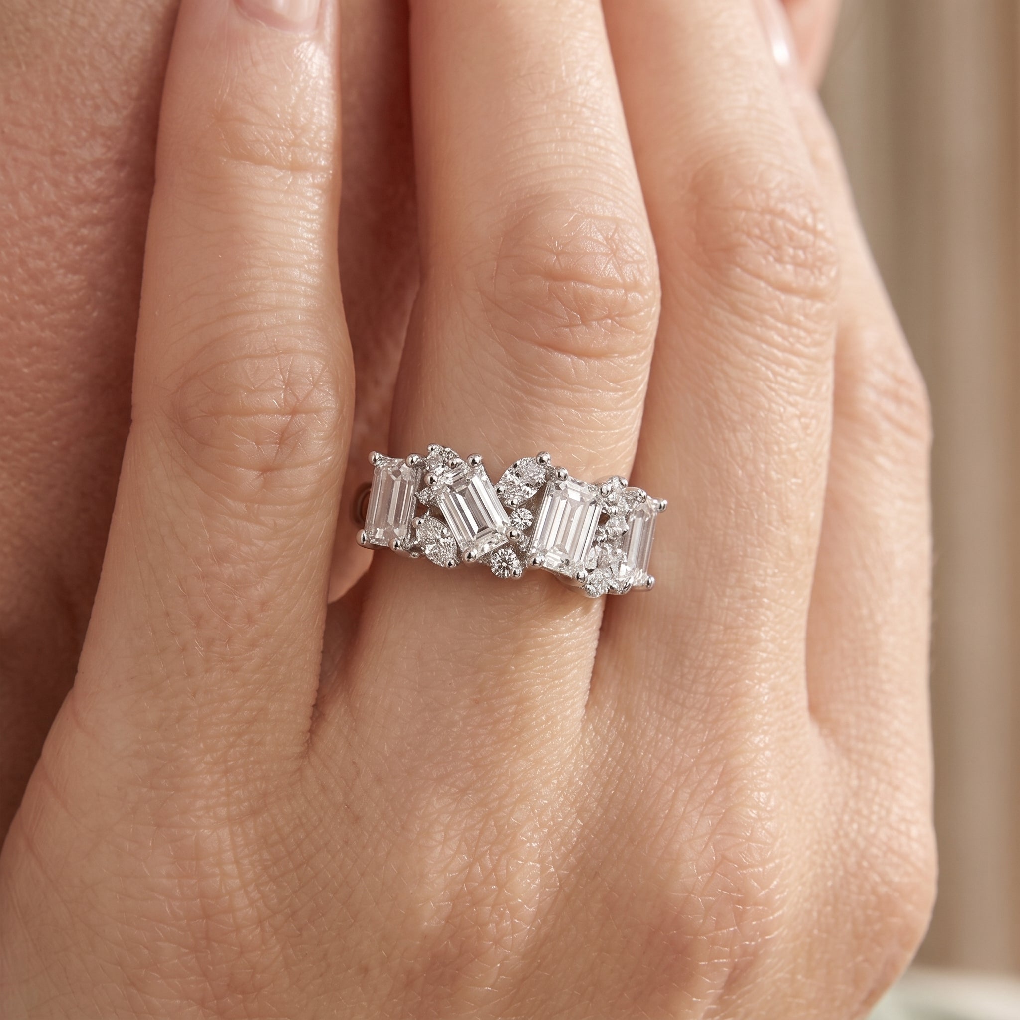 Raquelle Radiant Couture Cluster Ring GENEVIVE
