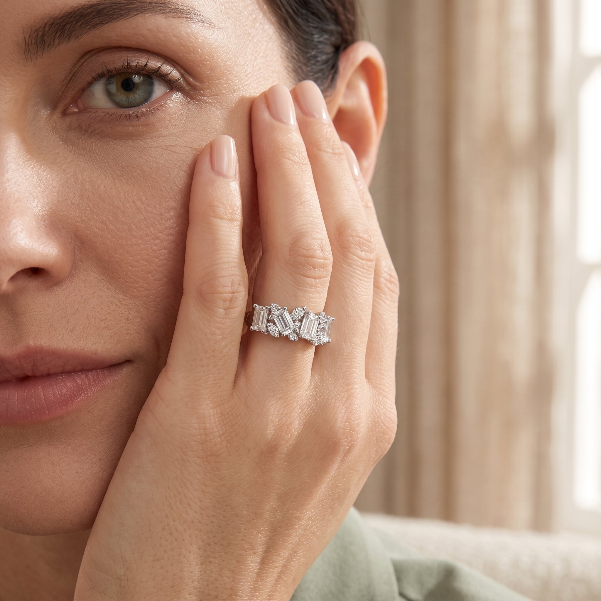 Raquelle Radiant Couture Cluster Ring GENEVIVE