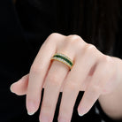 Camilla Emerald Square Ring GENEVIVE