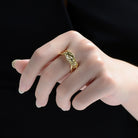 Ariana Wavy Sparkle Ring GENEVIVE