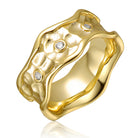Ariana Wavy Sparkle Ring GENEVIVE