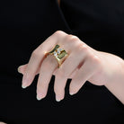 Gabriella Open Leaf Ring GENEVIVE