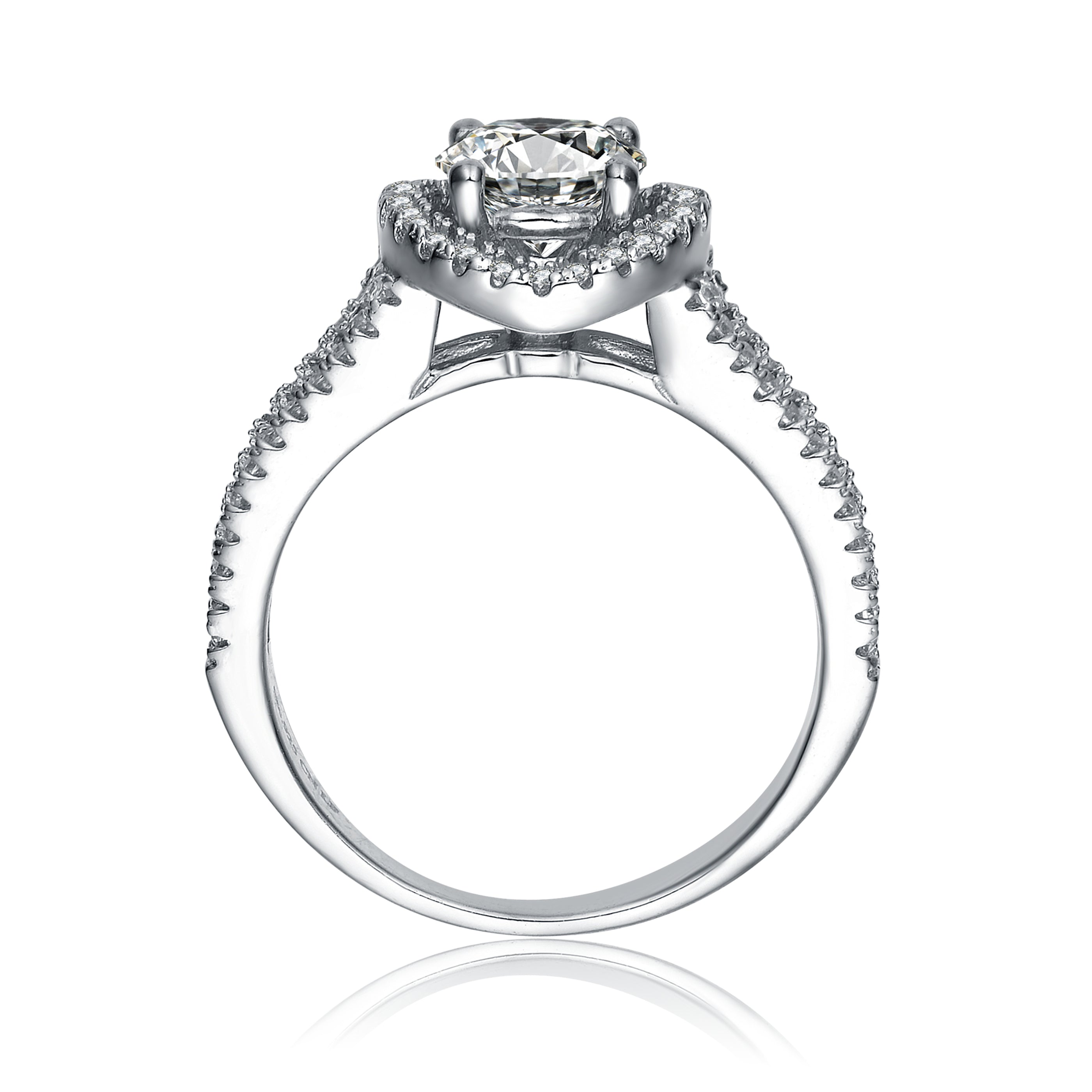 Marie Oval Cut Eternal Love Ring GENEVIVE