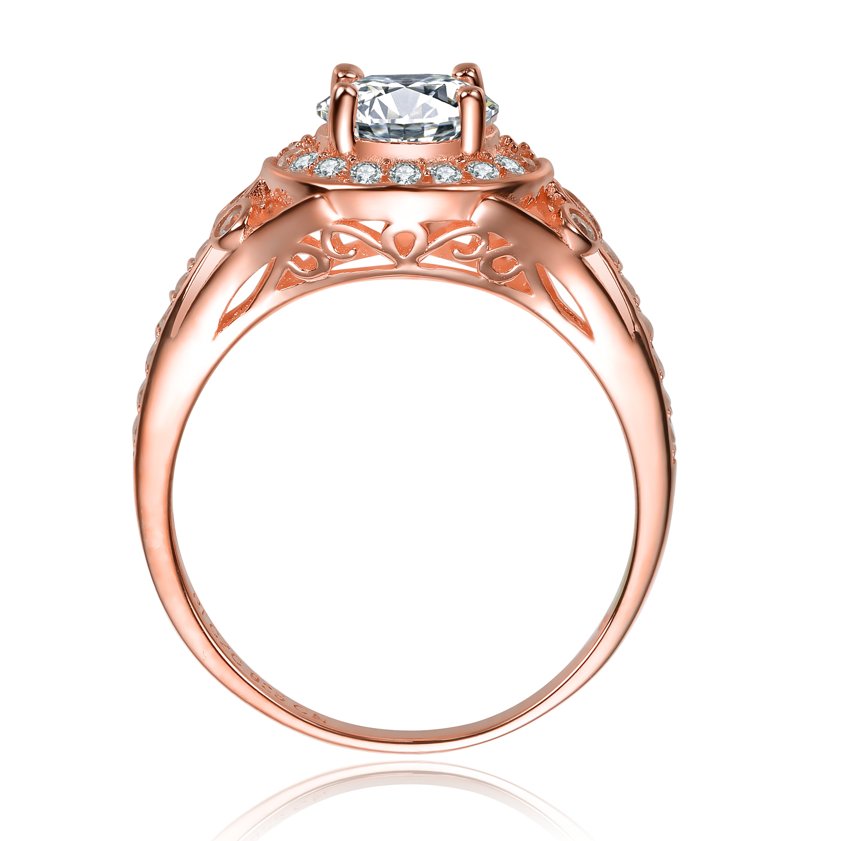 Juliette Halo Engagement Ring GENEVIVE